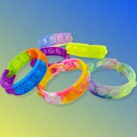 Pop Its Fidget Toy Bracelet, Cheap, Kids Birthday Party Favor, Bracelet Pop It Toy, Colorful Its, Br | Etsy (US)