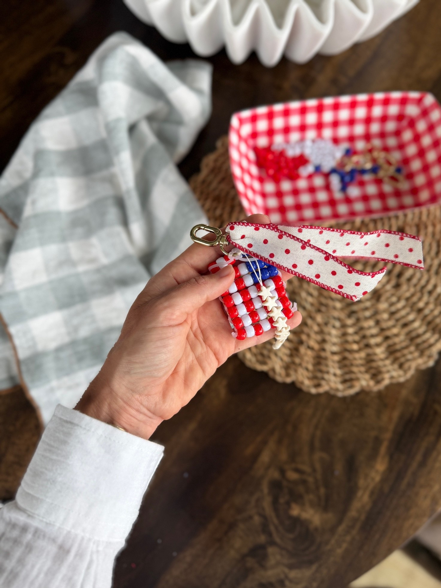 Fun keychain craft for summer! Linked everything you need to make this here.

#LTKSeasonal #LTKKids