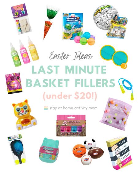 Last minute Easter basket ideas ALL UNDER $20! Everything is from Target and should be available for drive-up (depending on your store’s inventory of course) 🐰🐣

#LTKSeasonal #LTKkids #LTKfamily