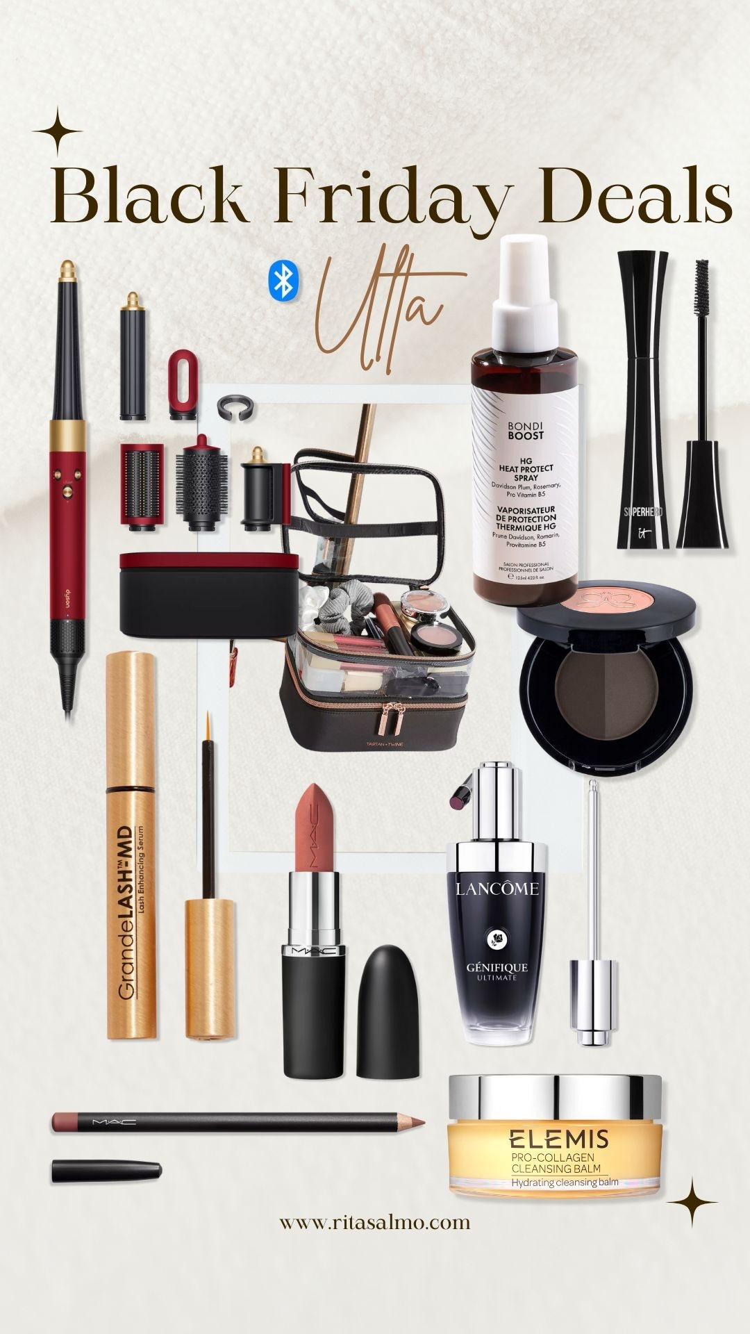 Black Friday deals at ulta! UPTO 50% OFF! 

Sale alert | it cosmetics | lancome| dyson air wrap| grande cosmetics | beauty products | Rita Salmo 

#LTKCyberWeek #LTKBeauty #LTKSaleAlert