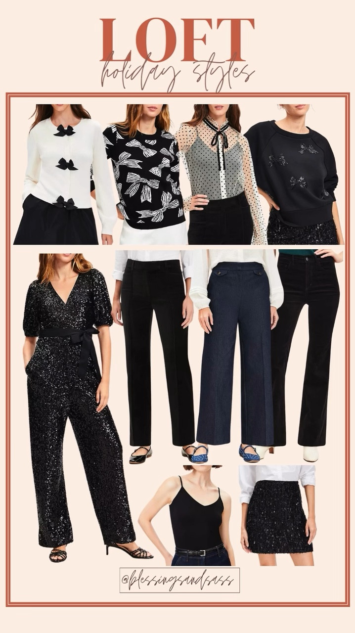 Loft holiday styles I’m loving!! 

Women’s fashion, holiday fashion, holiday styles, outfit inspo, trendy fashion, chic style, holiday outfits, holiday outfit inspo, mini dress, pants, tops, jacket, blouse, jumpsuit 



#LTKHoliday #LTKStyleTip #LTKSeasonal
