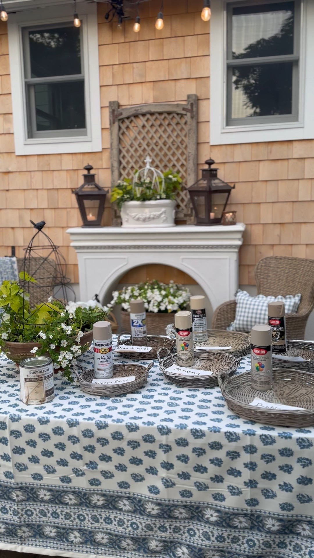 Summer Ready Projects!  DIY Spray Paint DIY Trays to look coastal cottage!  Six colors, six options.  Each finished with one side of the tray applied with a decorative glaze and what a game-changer!