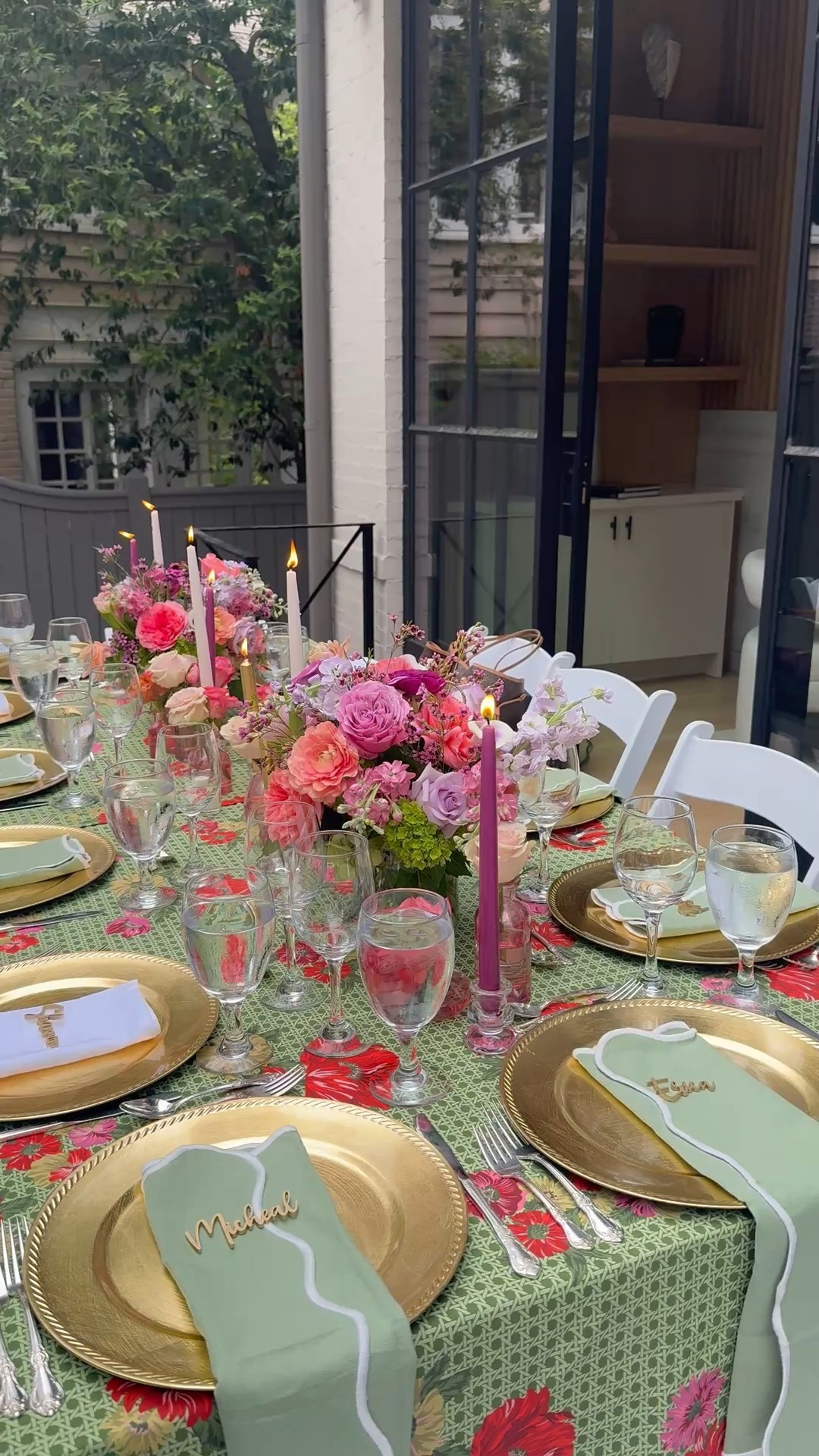 The perfect spring Tablescapes. Say hello to spring with gorgeous decor. For this table of 12, I used two tablecloths.

#LTKHome #LTKSeasonal #LTKParties