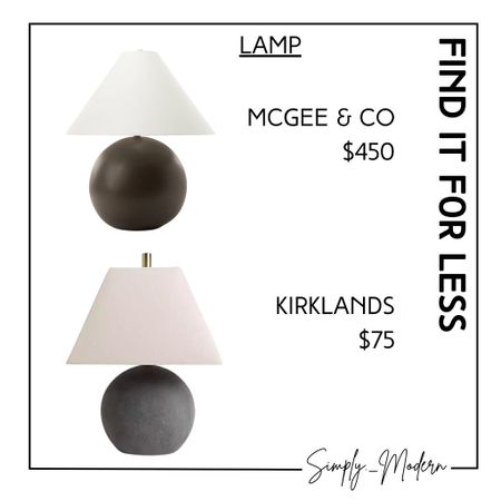 Find it for less- lamp 

#LTKhome