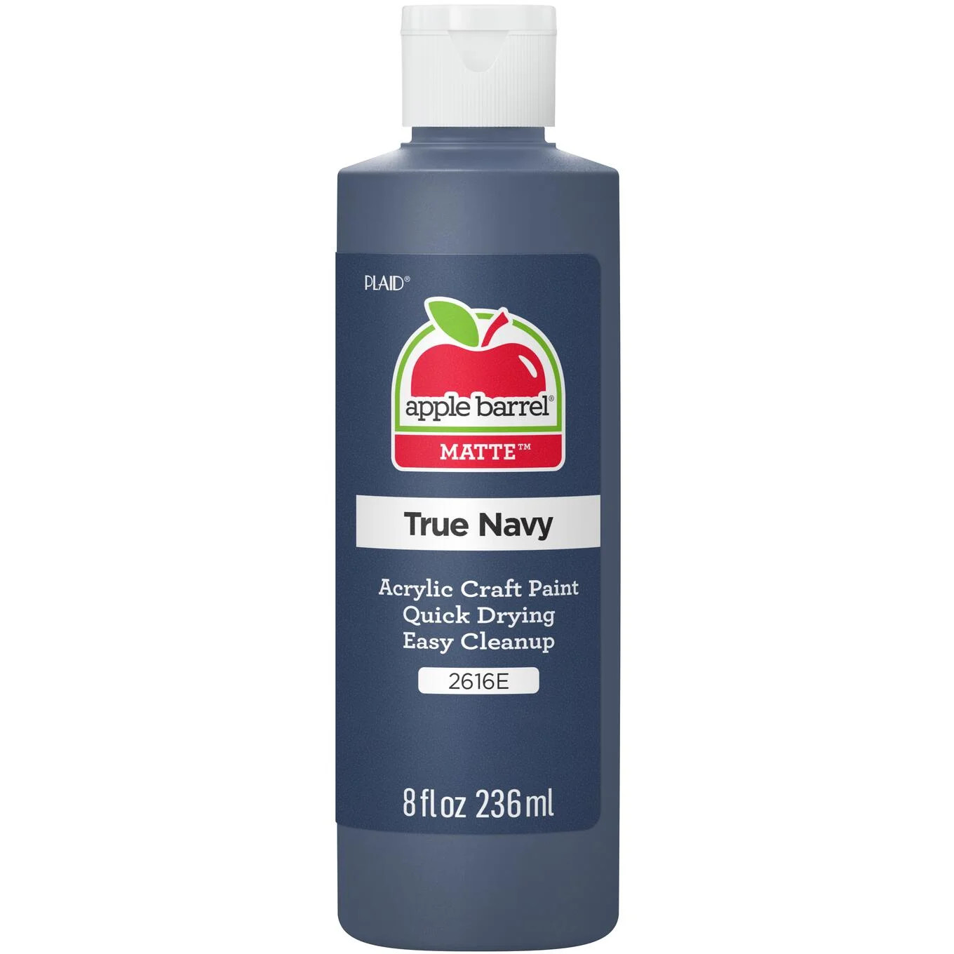 Apple Barrel Acrylic Craft Paint, Matte Finish, True Navy, 8 fl oz | Walmart (US)