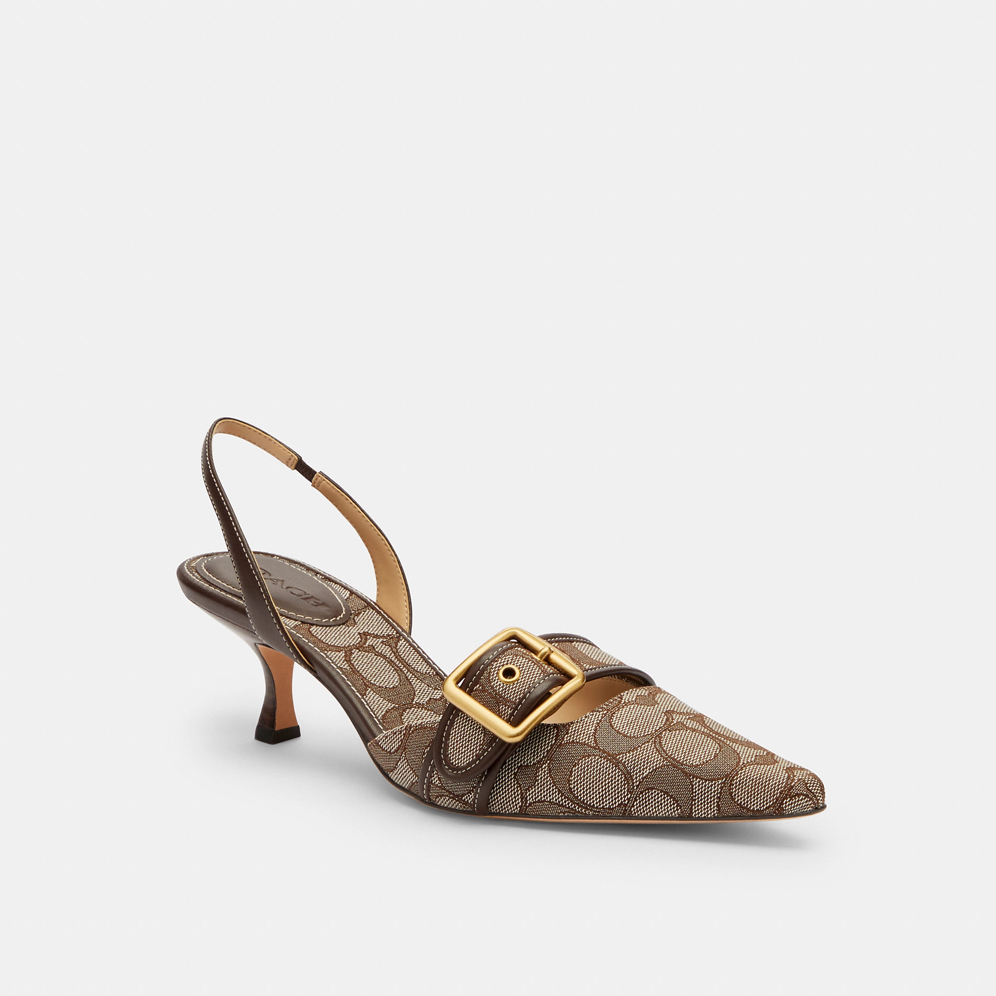 Margot Slingback In Signature Jacquard | Coach (US)