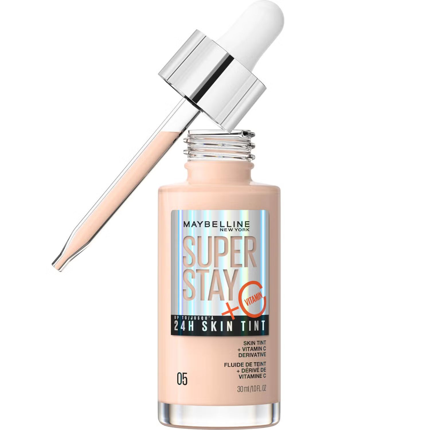 Maybelline Super Stay up to 24H Skin Tint Foundation + Vitamin C 30ml (Various Shades) | Look Fantastic (UK)