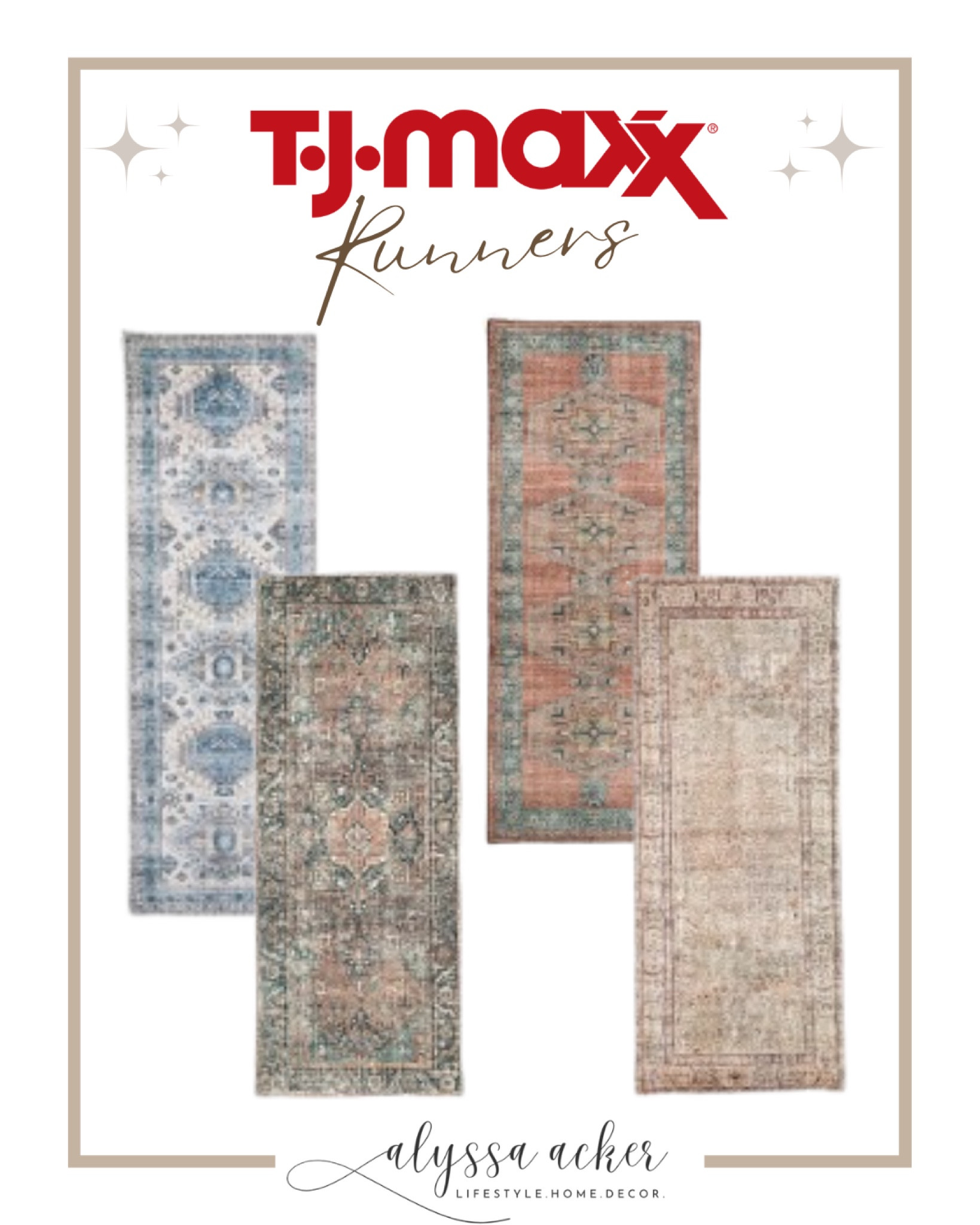 My favorite brand runners are at TJMaxx! 

#loloi #prettyrunners #tjmaxx #accentrugs

#LTKhome #LTKstyletip #LTKunder100