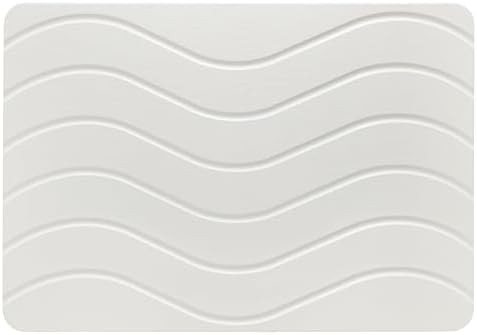 Absorbent Stone Bath Mat, Diatomaceous Earth Shower Mats, Non-Slip Water Absorbing Diatomite Ston... | Amazon (US)