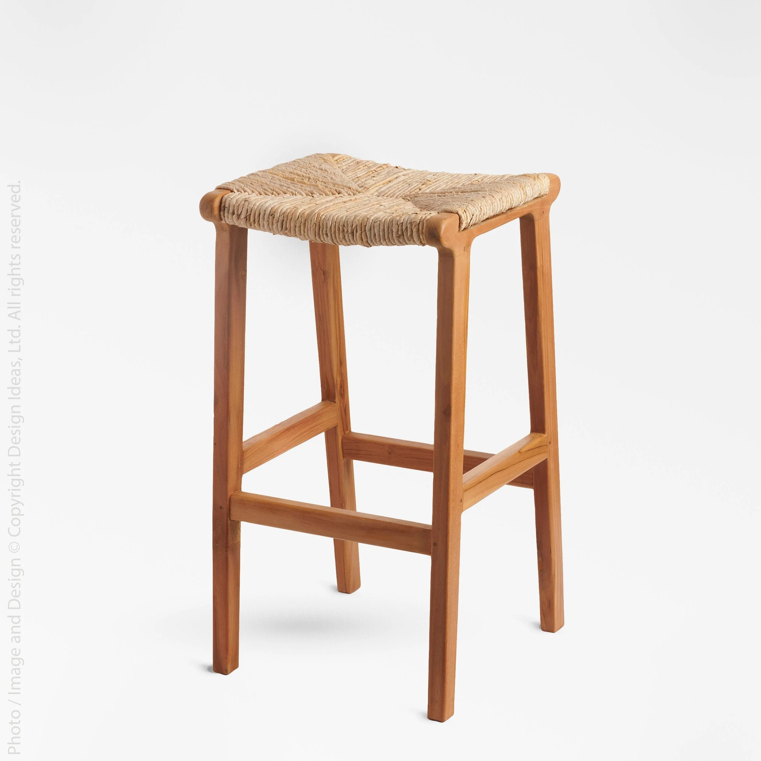 Visby™ Banana Tree Bark Bar Stool | Texxture Home