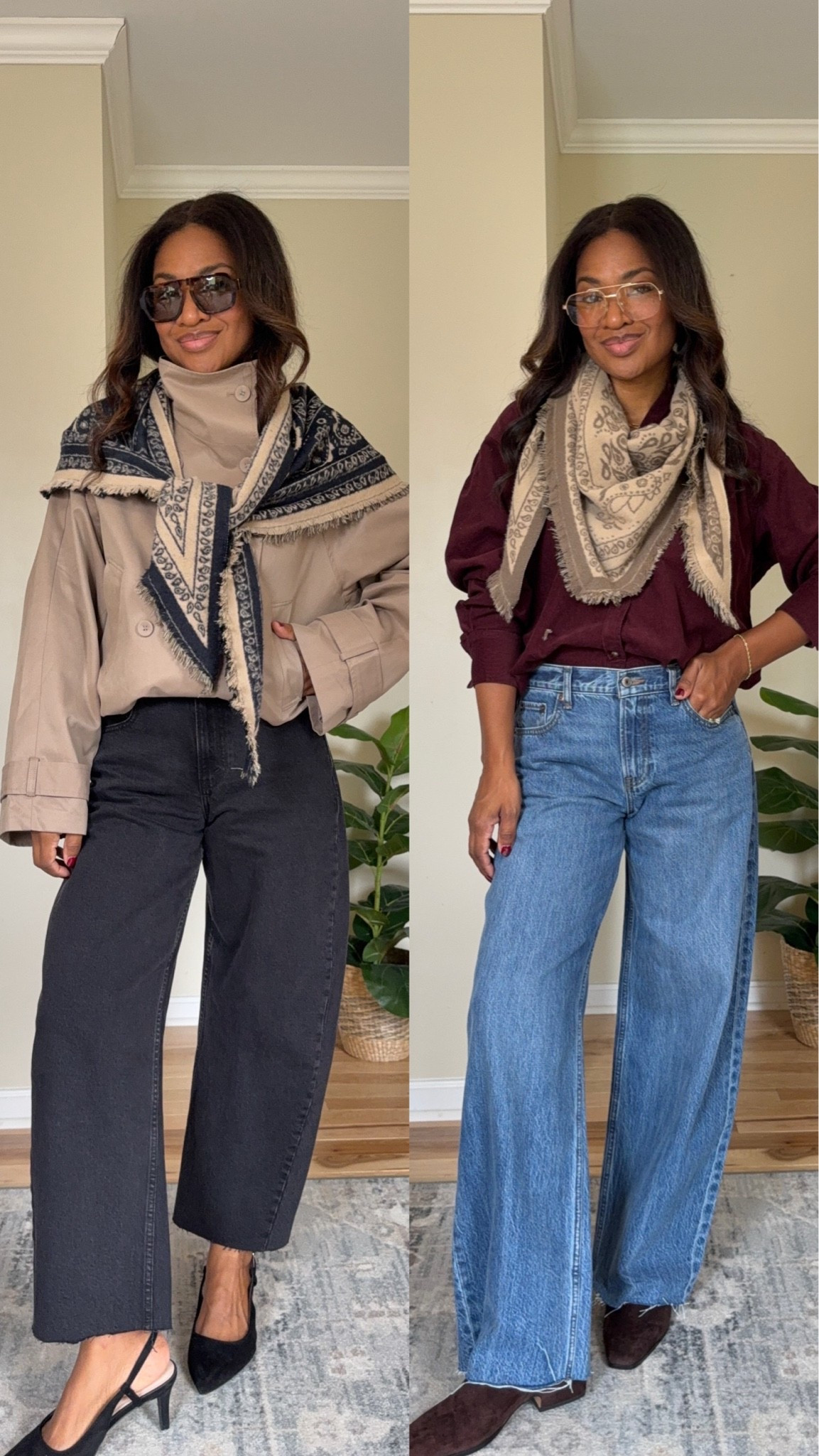Wearing a small in everything. Jeans are both size 27 regular

#LTKootd #LTKgrwm #LTKOver40