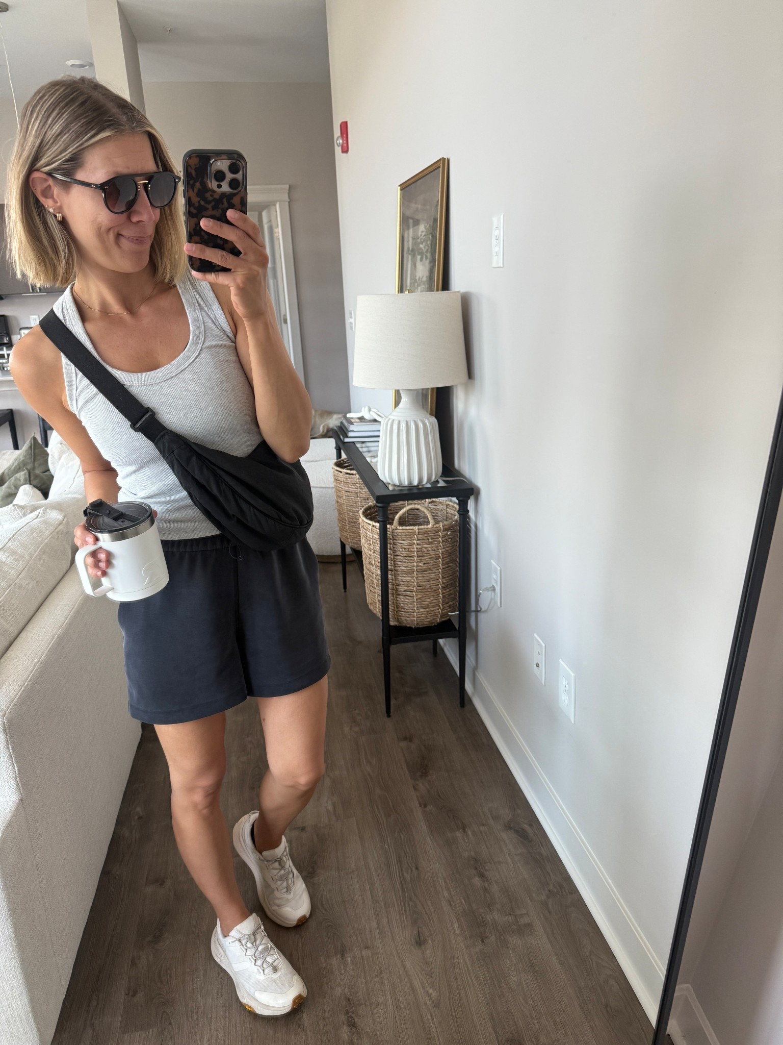 Wearing 6 shorts, small tank, 6 sports bra, sneakers tts

#LTKOver40 #LTKFindsUnder100 #LTKActive