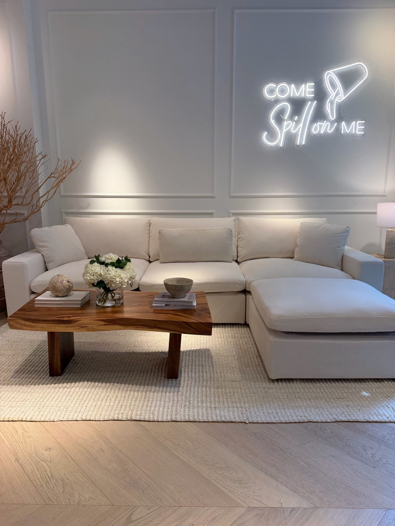 Couch shopping! Obsessed with this modular sofa from @7th Avenue 
We looked at both the standard arm and thick arm. We sat in the standard and the extra deep and we fell in love with the extra deep. Seriously made for cozy nights on the couch curled up as a family! Cozy season is right around the corner and I think my family needs this sofa!

#LTKSaleAlert #LTKHome #LTKdayinmylife