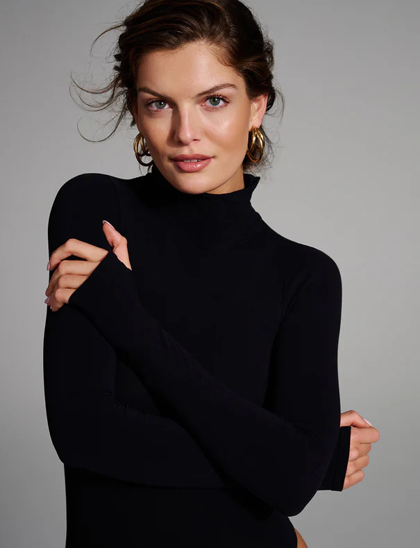 Ballet Long Sleeve Turtleneck Bodysuit | Commando®