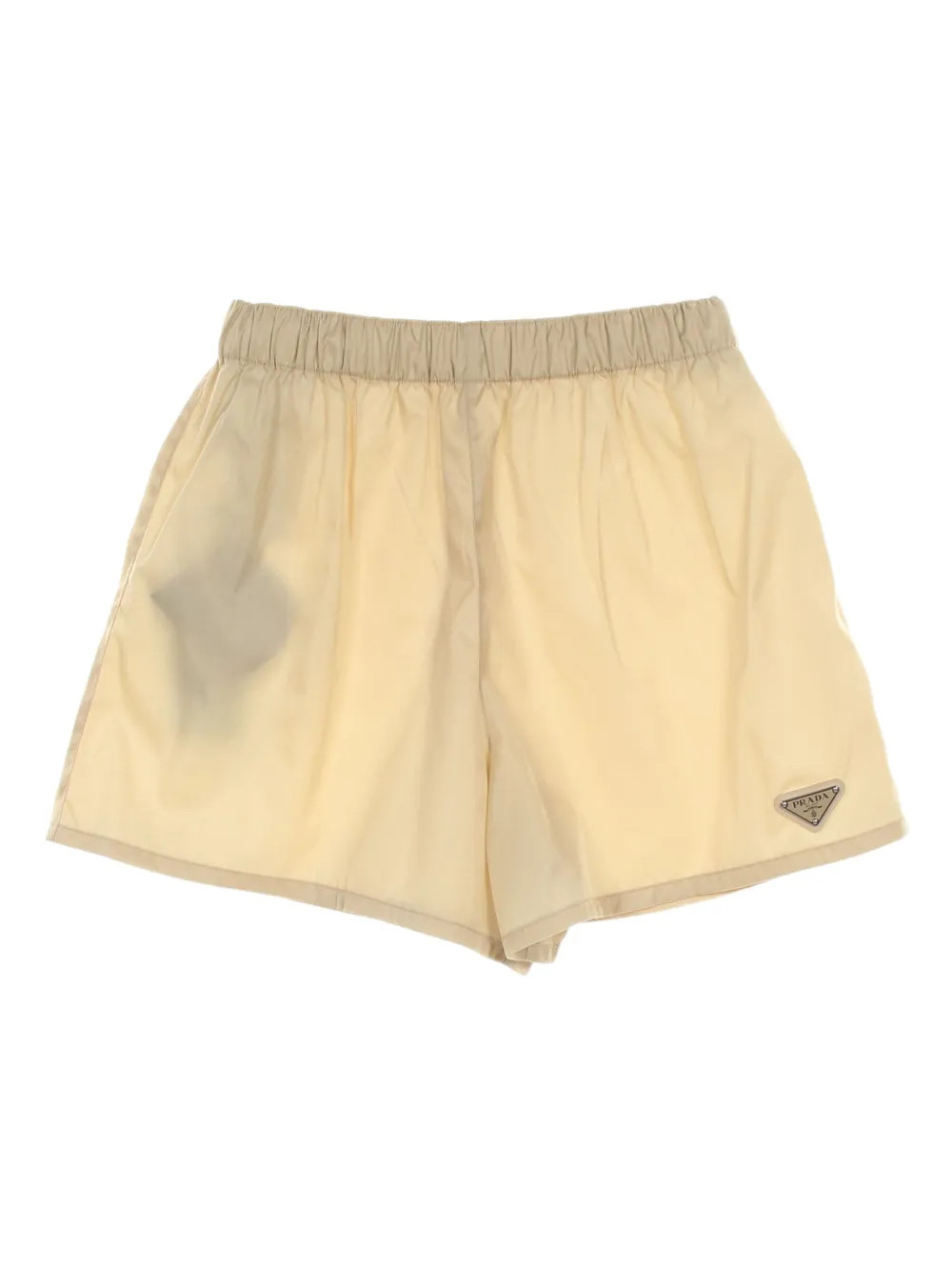 Prada Pre-Owned 2020s elasticated-waistband Shorts | Neutrals | FARFETCH | Farfetch Global