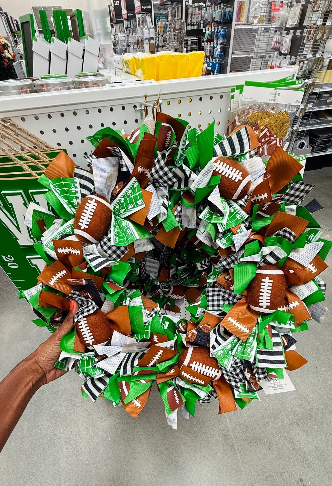 Cute football wreath, back to school, school spirit, football Mom, Cheer Mom

#LTKKids #LTKU #LTKHome