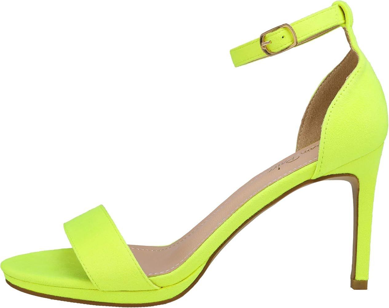 DREAM PAIRS Women's Ankle Strap High Stiletto Heels Pumps Heeled Sandals | Amazon (US)