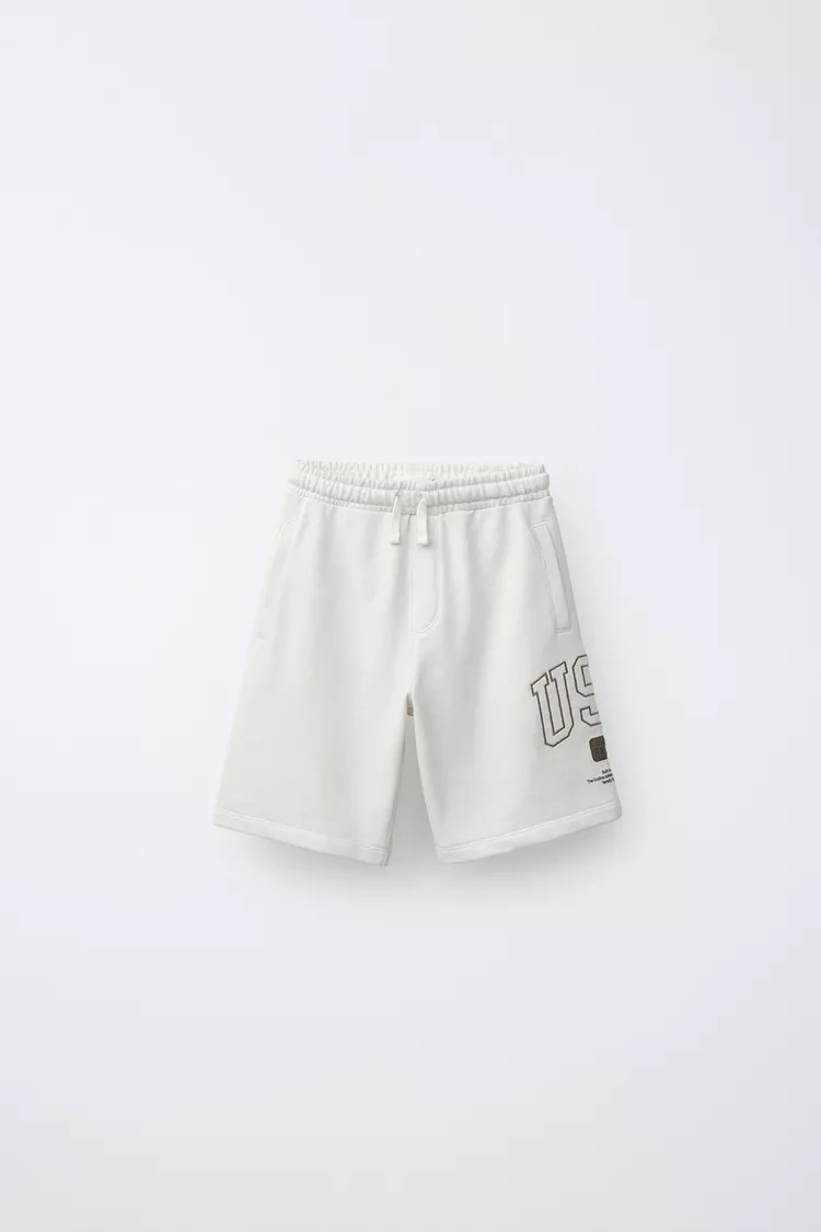 PLUSH JOGGING SHORTS | Zara US