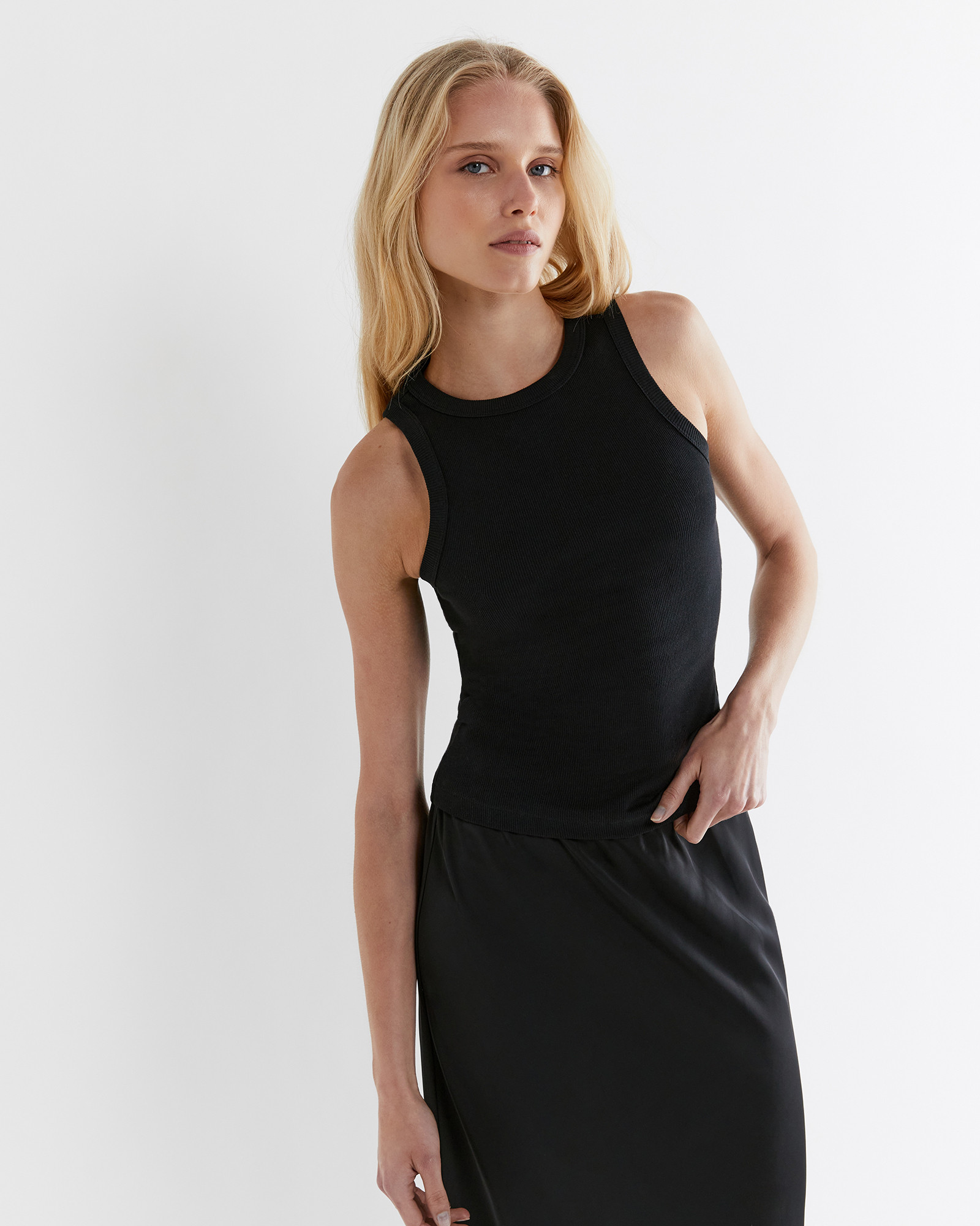 Harlowe Cotton Rib Tank | JAG (Australia & New Zealand)