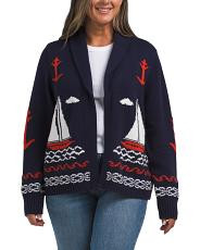Sailboat Grandpa Cardigan | TJ Maxx