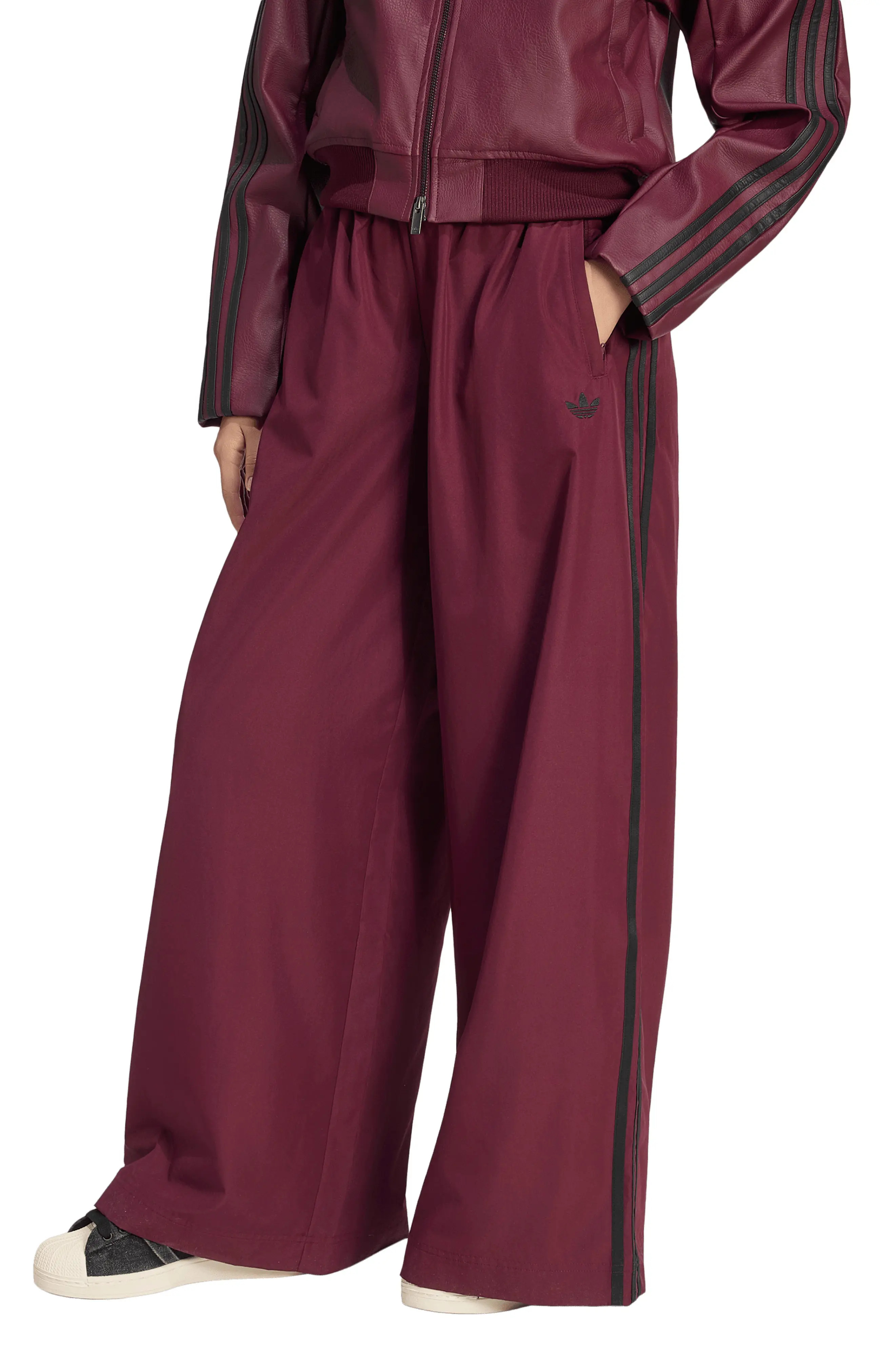 adidas Originals Firebird Wide Leg Track Pants (Women) | Nordstrom | Nordstrom