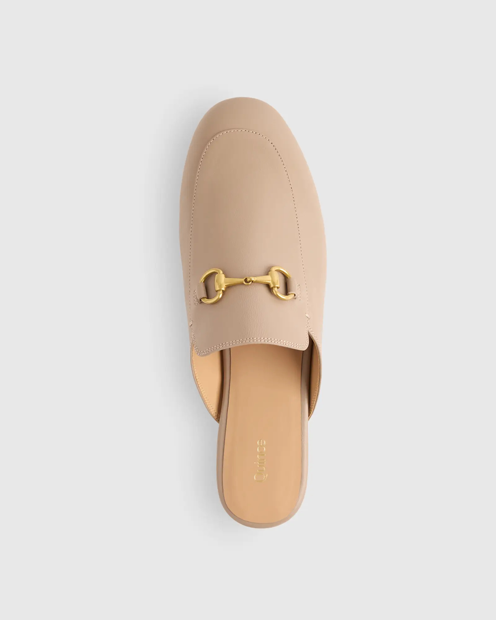 Italian Leather Horsebit Loafer Mule | Quince