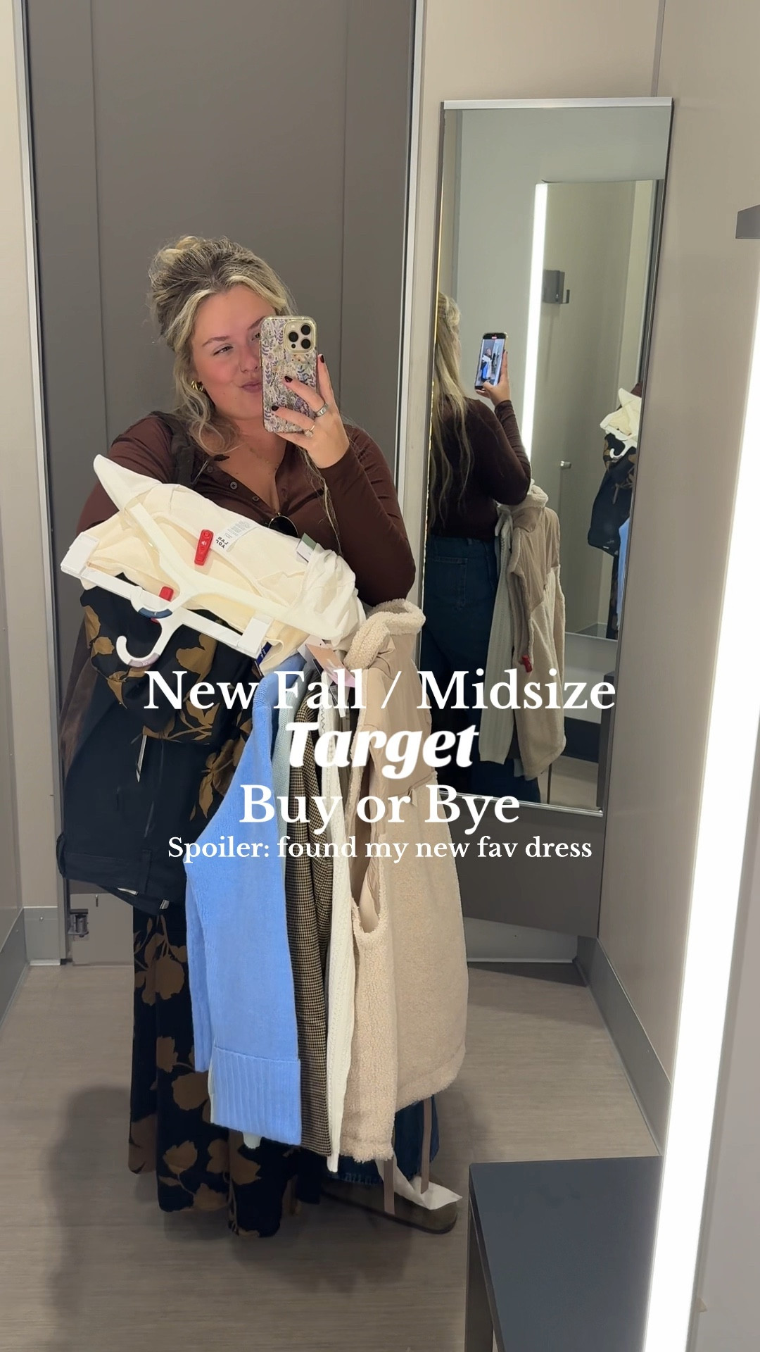 No passes for me in this try on, OOPS!🤭
Sizing info👇🏼
I'm a size 10/12/L/XL, 5'7" for reference - Blue sweater XL
Black wide leg jeans 12
Black floral dress L
Woven jacket XL
Dark denim barrels 12
Cream sweater XL
White wrap top XL
Cream Foldover pants XL
Vest XL

I'm back at @target this week on the hunt for some good, affordable midsize, fall finds that make me feel GOOD IN MY SKIN!!!!🫶🏼

Everything I*nked in my bio! Follow for weekly midsize fashion finds! <2
#midsize #midsizefashion #midsizefashioninspo #falloutfits #targettryon

#LTKSeasonal #LTKFindsUnder50 #LTKMidsize