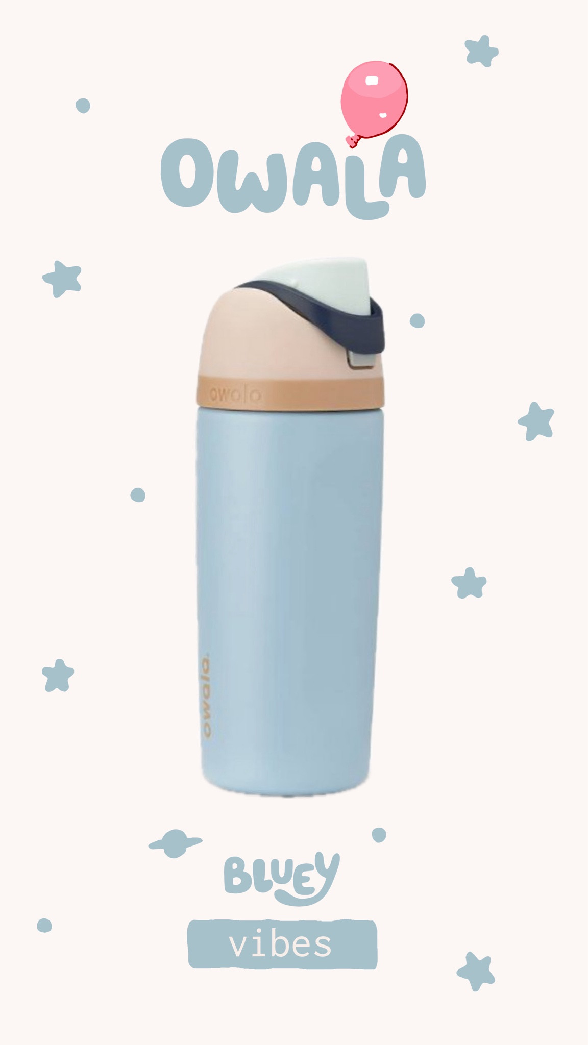 Saw this new colorway today and it was giving subtle Bluey vibes.  💙🎈😍💙

Perfect size for back 2 school!

#bluey #owala



#LTKKids #LTKSeasonal #LTKFamily