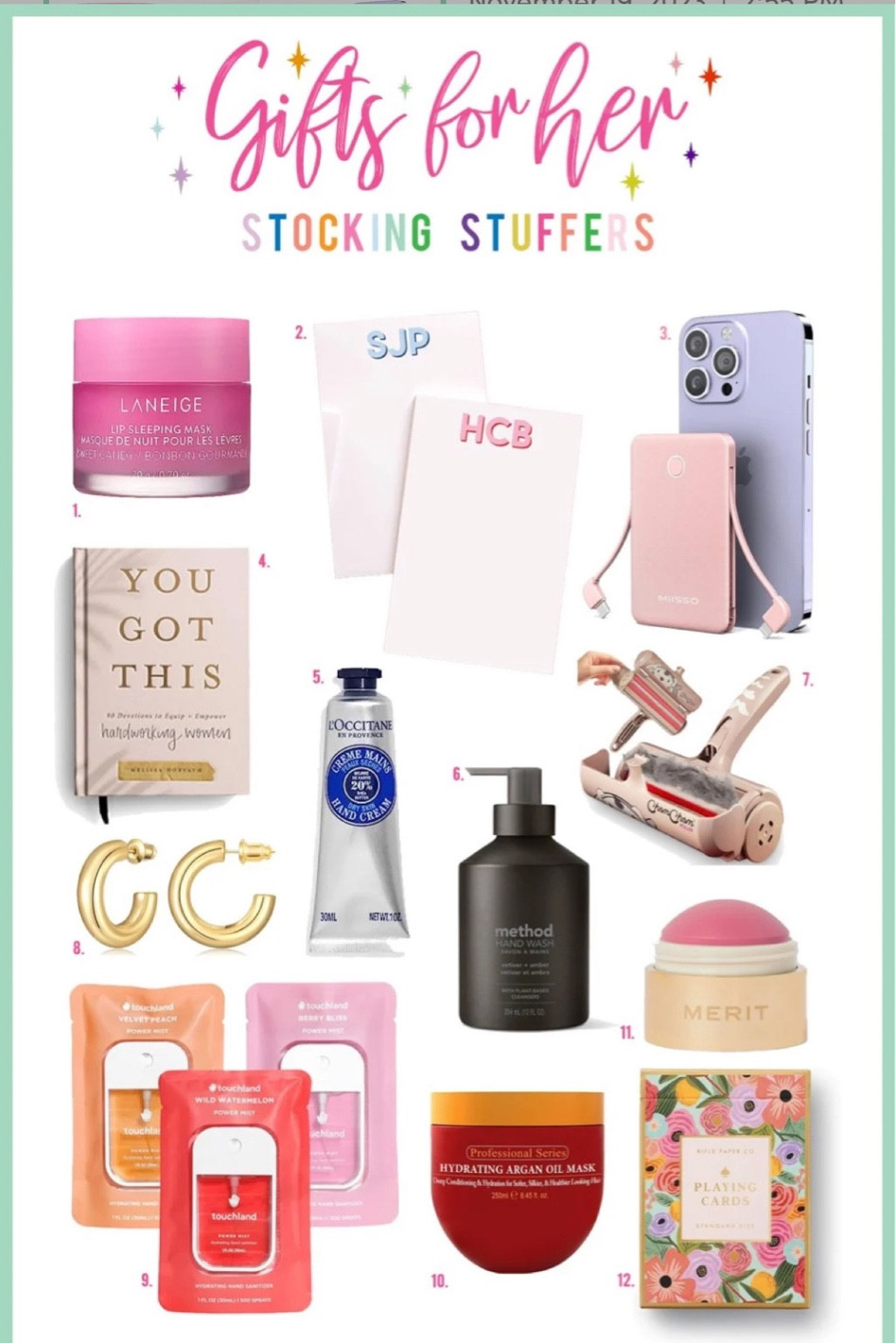 Stocking Stuffer Ideas! | Hi Sugarplum! #sugarplumstyle #sugarplumgifts #giftguide #stockingstuffers

#LTKHoliday #LTKFindsUnder50 #LTKGiftGuide