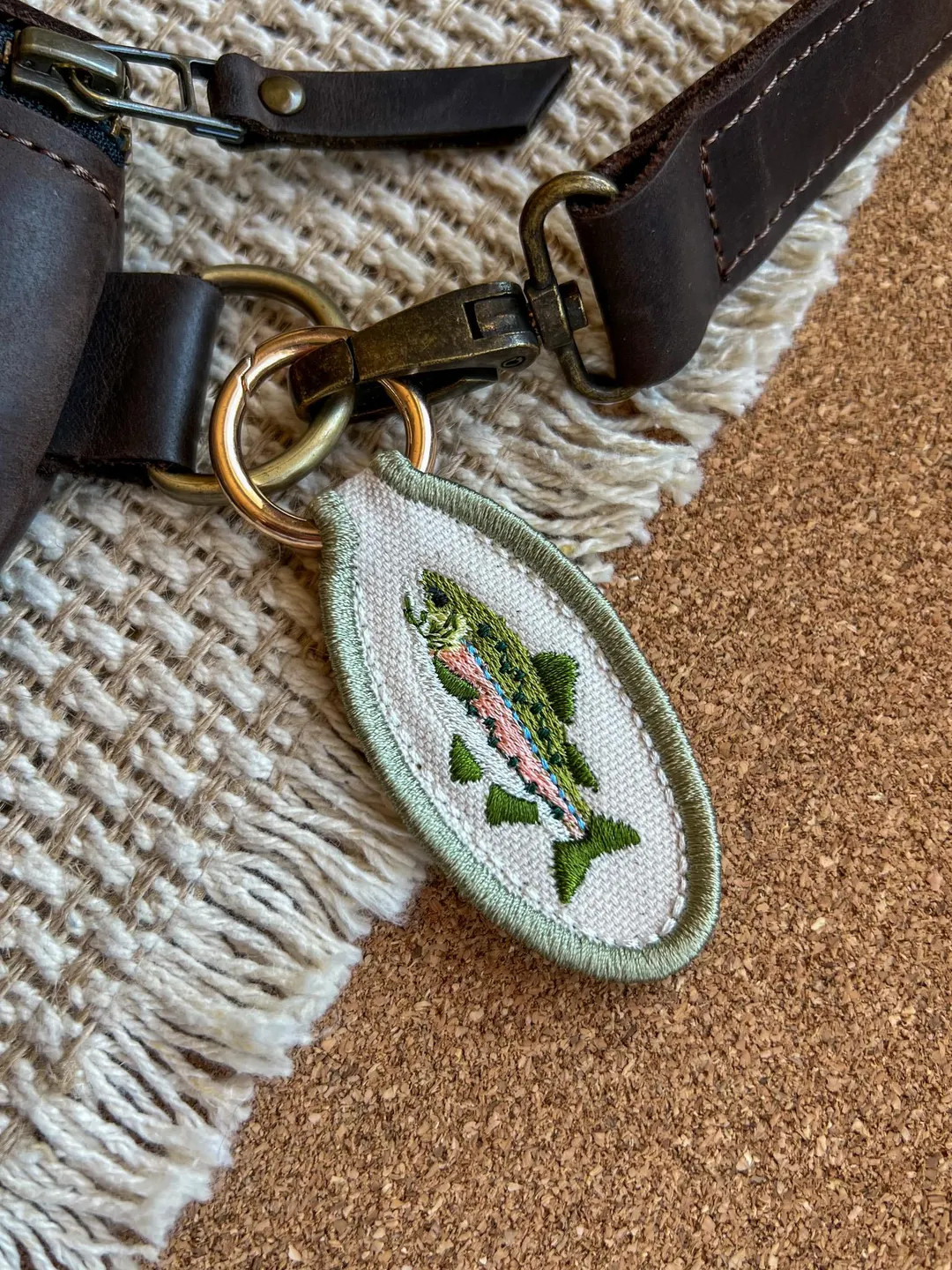 Rainbow Trout Accessory | Patch Keychain, Bag Decoration, Pull Tab Charm - Etsy | Etsy (US)