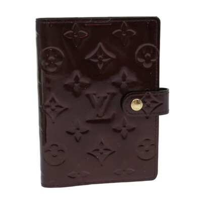 LOUIS VUITTON Vernis Agenda PM Day Planner Cover Amarante R21026 LV Auth bs15561  | eBay | eBay US