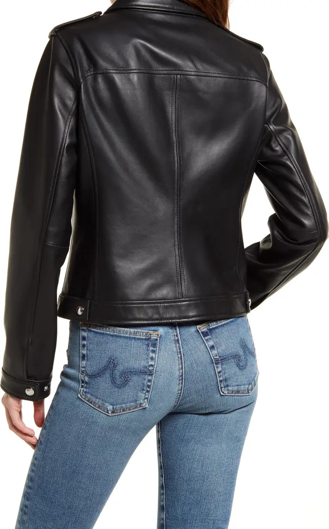 Racing Vibe Leather Jacket | Nordstrom