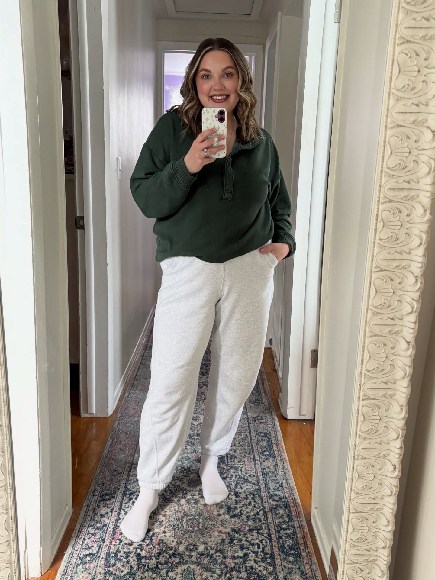 If it’s not giving hibernation, I don’t want it. 🤣 But for real, the temps have dropped in MI, and I just want to be cozy and warm. 

On another note, I’m no longer allowed to buy anything in any shade of green. 😅

#LTKMidsize #LTKSaleAlert #LTKSeasonal