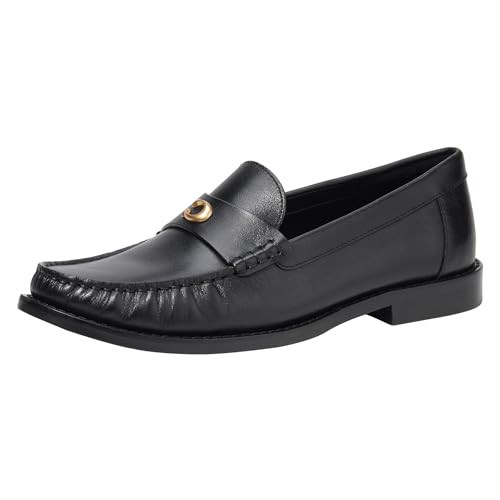 Coach, Jolene Leather Loafer, Black, 6.5 B | Amazon (US)