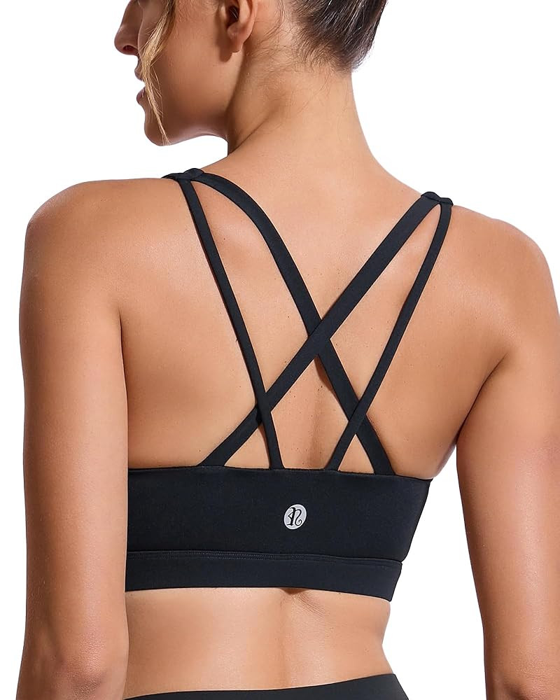RUNNING GIRL Sports Bras for Women,Y-Back Medium Support Workout Sports Bra Padded Racerback Supp... | Amazon (US)