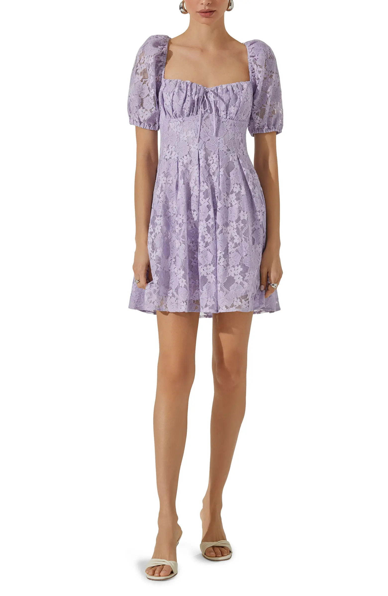 ASTR the Label Floral Lace Minidress | Nordstrom | Nordstrom