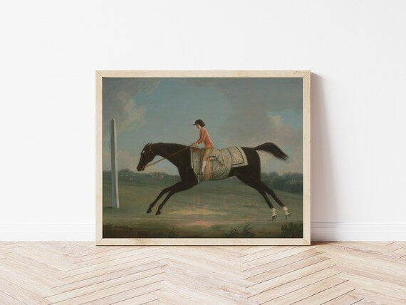 3. Vintage Horseback Painting, Equestrian, Kids Room Art, Child Riding Horse Printable | Etsy (US)
