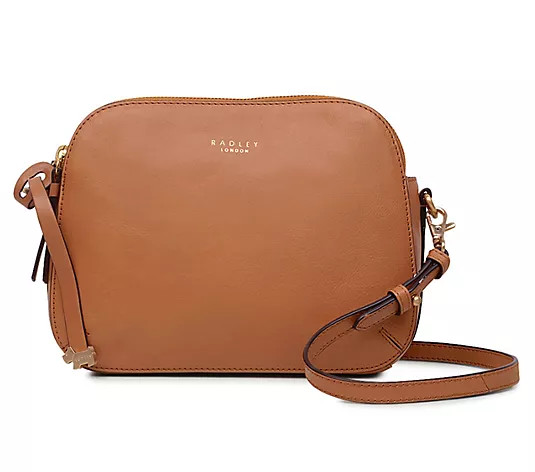 RADLEY London Dukes Place Leather Medium ZipCrossbody - QVC.com | QVC