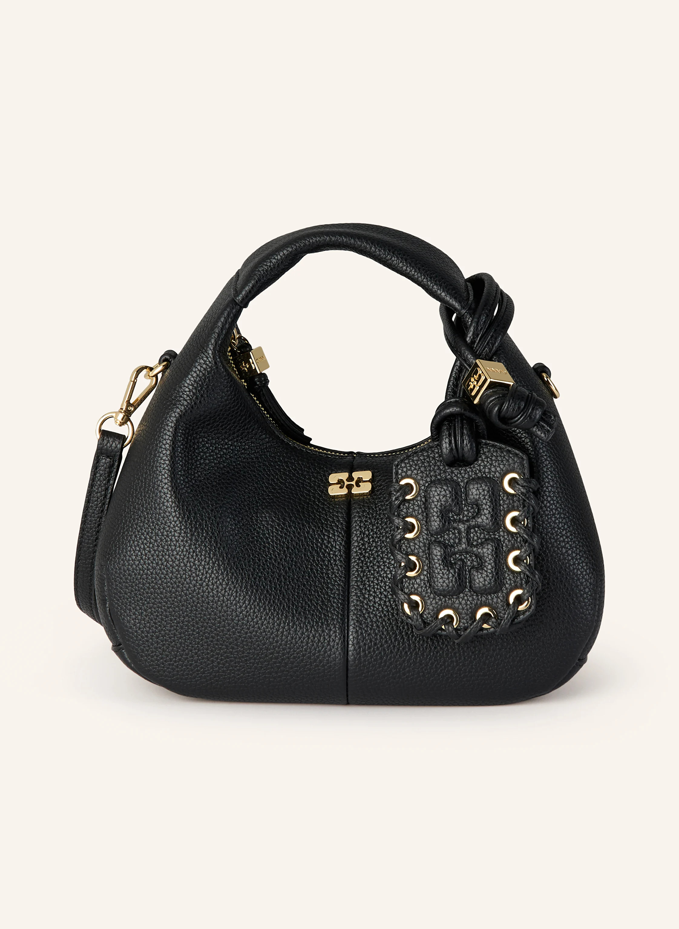 GANNI Handtasche in schwarz | Breuninger (DACH)
