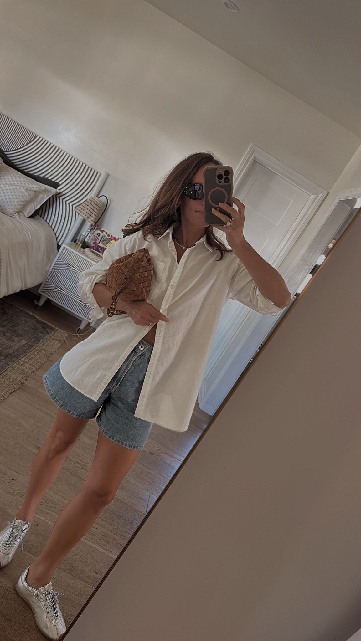 Today’s outfit 
A closet MVP, this white oversized button down…

#LTKOver40