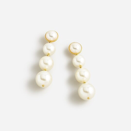 Pearl ball earrings | J. Crew US