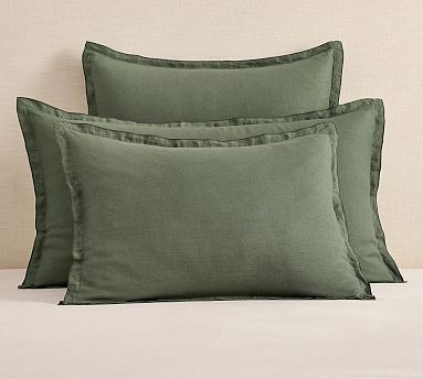 Belgian Flax Linen Galen Sham | Pottery Barn (US)