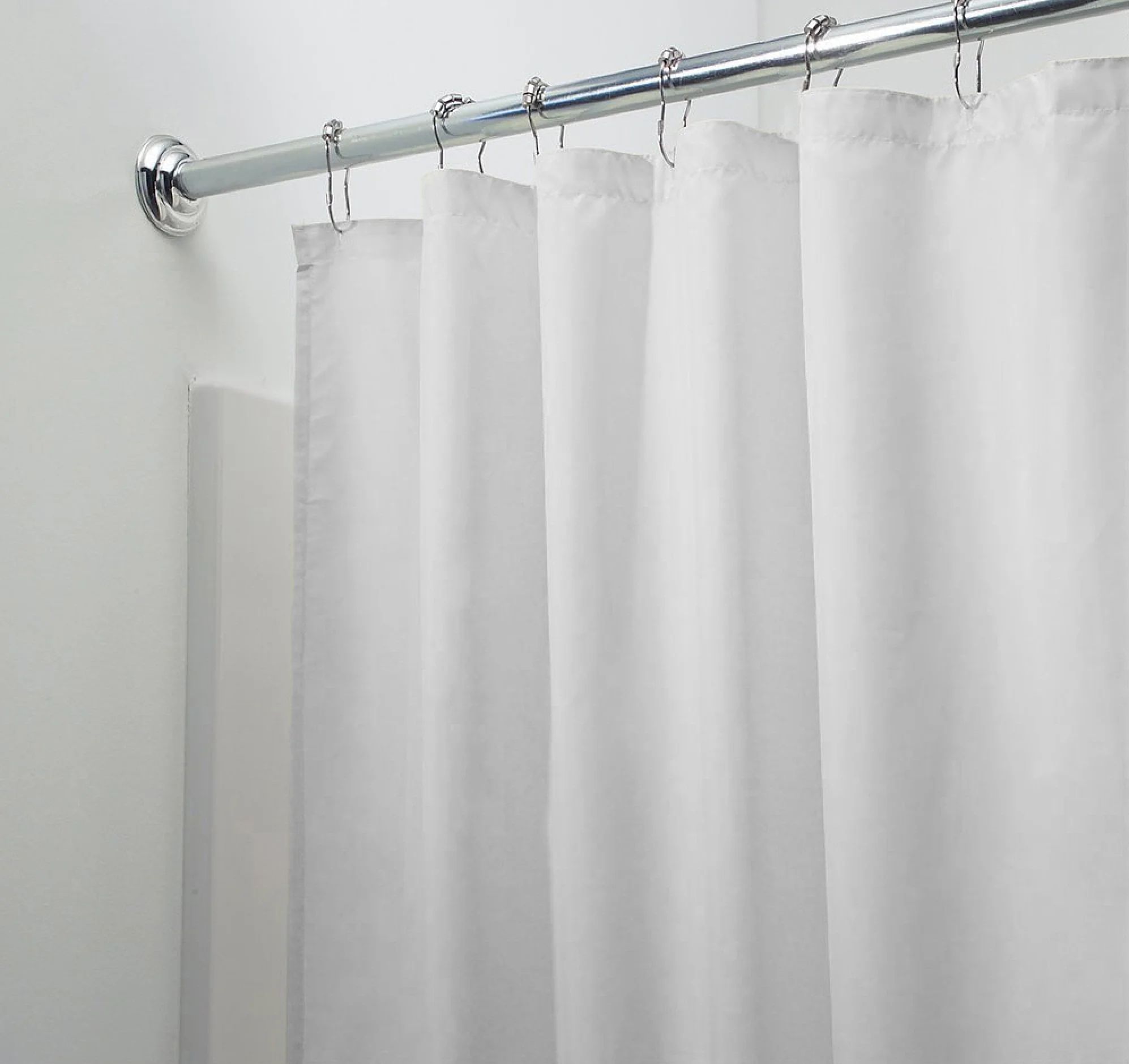 Mold & Mildew Resistant Fabric Shower Curtain Liner - White - Walmart.com | Walmart (US)