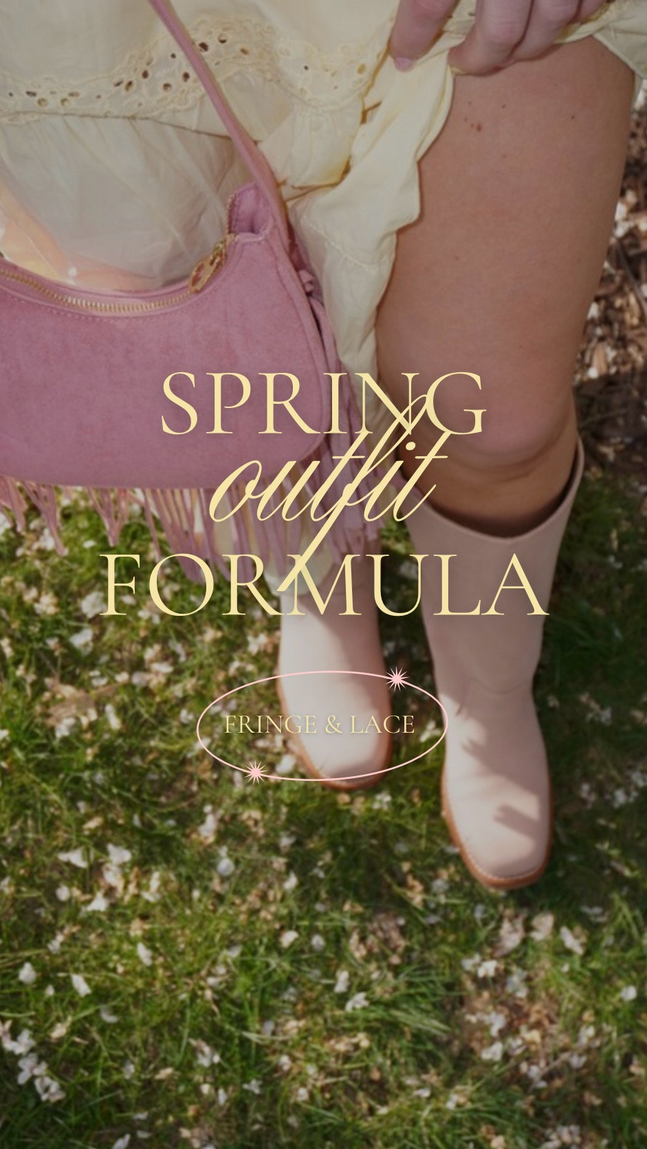 Spring outfit formula: lace & fringe! Trending hard, especially with festival season here! Loving the soft laced maxis and fringe accessories EVERYWHERE right now. I’ve linked some of my fav finds here. 

#LTKSaleAlert #LTKootd #LTKFestival