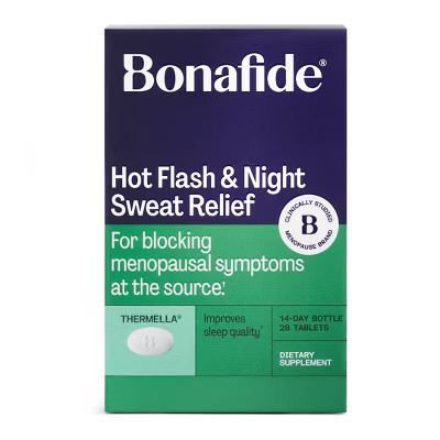 Bonafide Hot Flash and Night Sweats Relief Tablets - Thermella - 14 Day Supply - 28ct | Target
