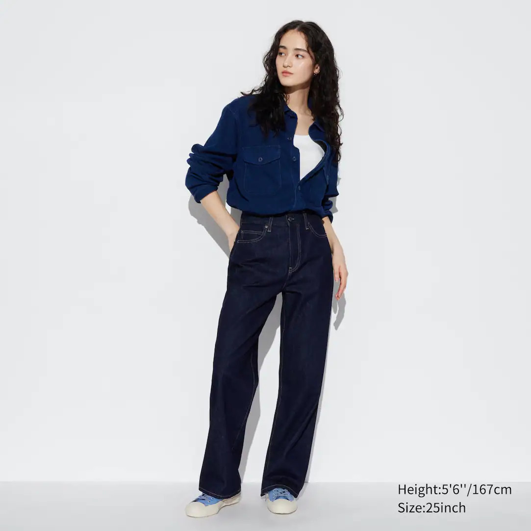 Wide Straight Leg Jeans | UNIQLO (UK)
