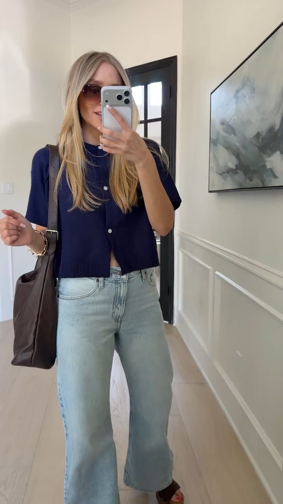 🤍The cutest little sweater! It’s giving Aritzia vibes! I had to get this one in two colors!🤭