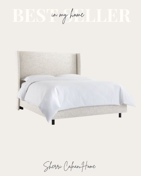 Number one follower favorite! Wayfair Upholstered bed. We have the Zuma white color 

#LTKhome #LTKFind