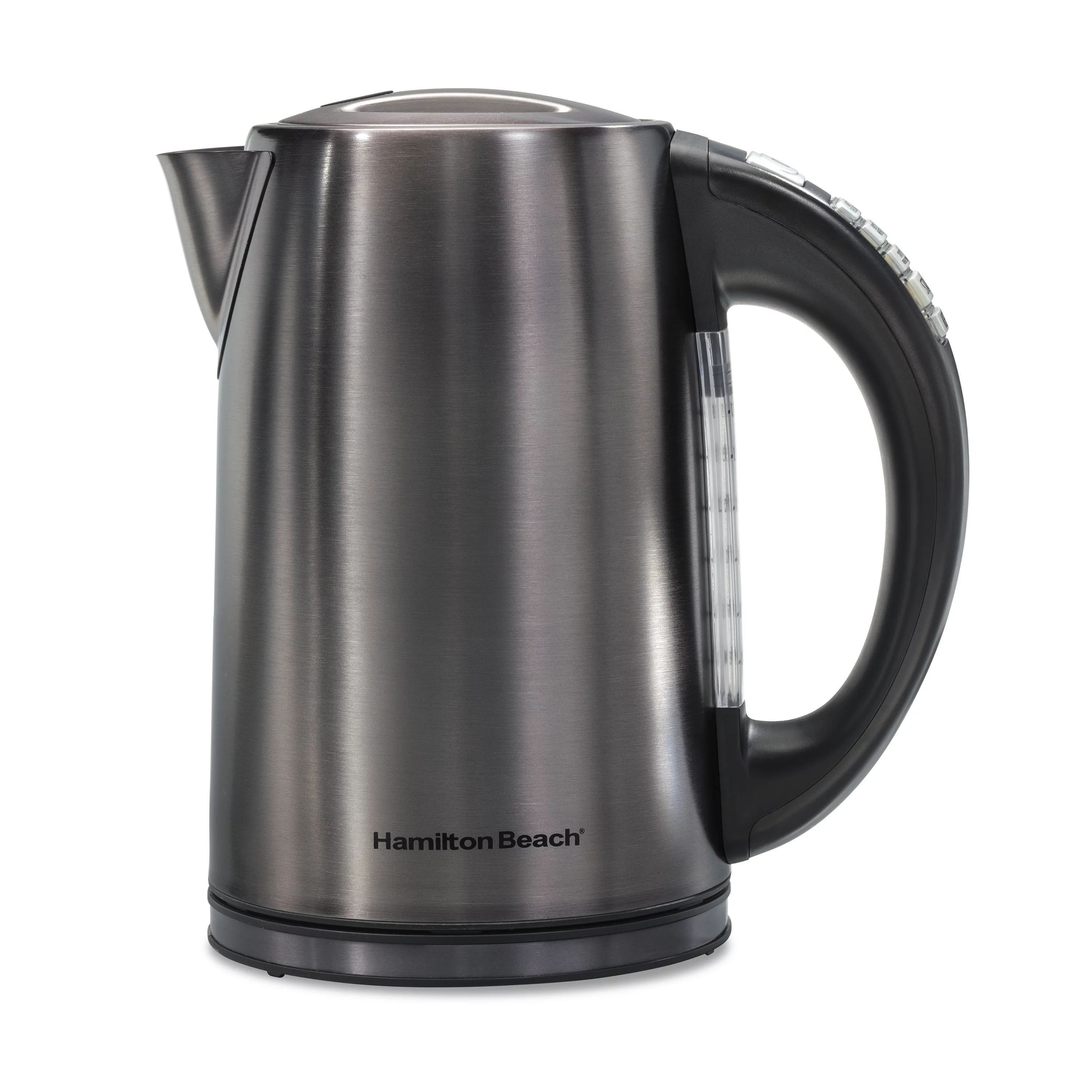 Hamilton Beach Variable Temperature Electric Kettle, 1.7 Liter, Black, Stainless Steel, New, 4102... | Walmart (US)