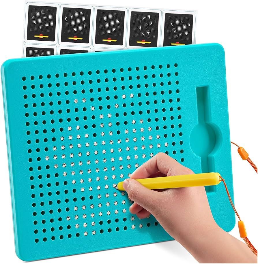 AYNAT FUN Magnetic Drawing Board for Kids & Toddlers with Beads and Magnet Stylus Pen - Magnetic ... | Amazon (US)